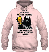 Load image into Gallery viewer, Darth vader loves Jose Cuervo tequila Hello darkness my old friend i've come to drink with you again t shirt
