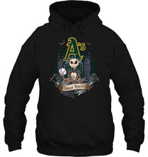 Load image into Gallery viewer, Oakland Athletics Jack Skellington shirt