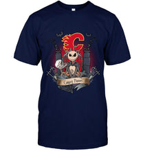 Load image into Gallery viewer, Calgary Flames Jack Skellington shirt