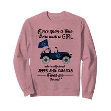 Load image into Gallery viewer, Once upon a time a girl really loved jeeps and Vancouver Canucks it was me