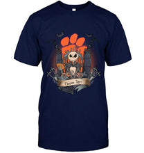 Load image into Gallery viewer, Clemson Tigers Jack Skellington shirt