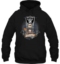Load image into Gallery viewer, Oakland Raiders Jack Skellington shirt