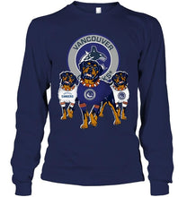 Load image into Gallery viewer, Vancouver Canucks Rottweilers fan Rottweilers fan shirt