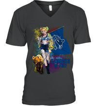Load image into Gallery viewer, Vancouver Canucks of prey harley quinn fan t shirt