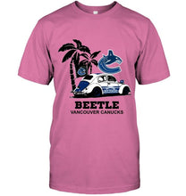 Load image into Gallery viewer, Beetle Vancouver Canucks on beach shirt