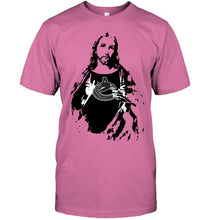 Load image into Gallery viewer, Vancouver Canucks jesus ripped shirt