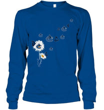 Load image into Gallery viewer, Vancouver Canucks daisy butterfly fan shirt