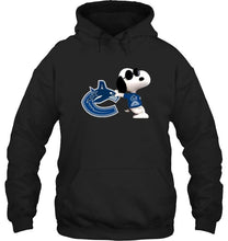 Load image into Gallery viewer, Vancouver Canucks snoopy sun glasses proud fan shirt