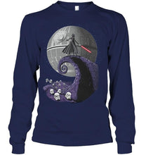 Load image into Gallery viewer, Darth vader nightmare before christmas star wars jack skellington fan shirt