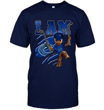 Load image into Gallery viewer, I am groot loves Vancouver Canucks fan t shirt