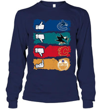 Load image into Gallery viewer, Vancouver Canucks like fan shirt