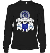 Load image into Gallery viewer, Dachshund Vancouver Canucks shirt