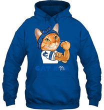 Load image into Gallery viewer, Vancouver Canucks cat mom strong mom for fan t shirt