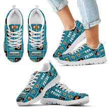 Load image into Gallery viewer, Colorful Pride Flag Jacksonville Jaguars Sneakers