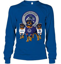 Load image into Gallery viewer, Vancouver Canucks Rottweilers fan Rottweilers fan shirt