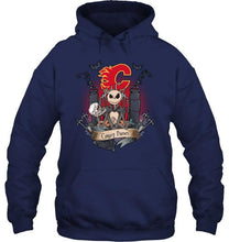 Load image into Gallery viewer, Calgary Flames Jack Skellington shirt