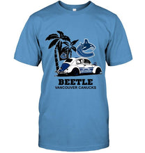 Load image into Gallery viewer, Beetle Vancouver Canucks on beach shirt