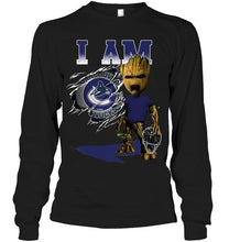 Load image into Gallery viewer, I am Vancouver Canucks groot shirt