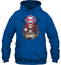 Load image into Gallery viewer, Philadelphia Phillies Jack Skellington shirt