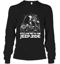 Load image into Gallery viewer, Please follow me to the jeep side darth vader shirt