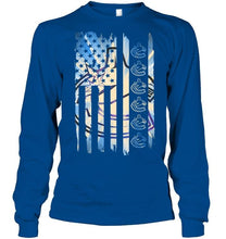 Load image into Gallery viewer, Vancouver Canucks 4th july independence day american flag shirt