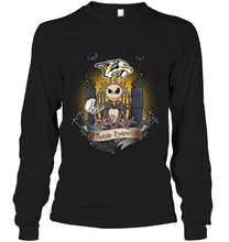Load image into Gallery viewer, Nashville Predators Jack Skellington shirt