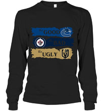Load image into Gallery viewer, Vancouver Canucks the good the bad the ugly fan t shirt