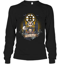 Load image into Gallery viewer, Boston Bruins Jack Skellington shirt