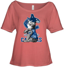 Load image into Gallery viewer, Vancouver Canucks tattoo cat funny fan t shirt
