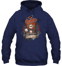 Load image into Gallery viewer, Baltimore Orioles Jack Skellington shirt