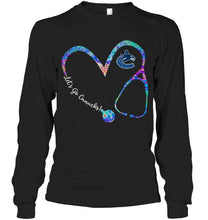 Load image into Gallery viewer, Let's go Vancouver Canucks dyed nurse scope love shirt