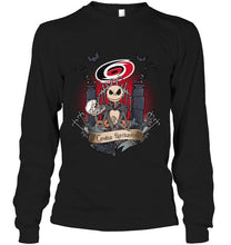 Load image into Gallery viewer, Carolina Hurricanes Jack Skellington shirt