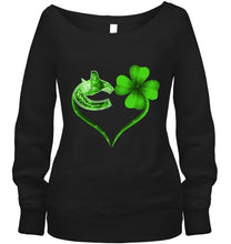Load image into Gallery viewer, Vancouver Canucks irish saint patrick clover love t shirt