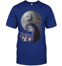 Load image into Gallery viewer, Darth vader nightmare before christmas star wars jack skellington fan shirt