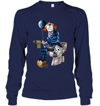 Load image into Gallery viewer, IT Vancouver Canucks Leafs in toilet halloween shirt