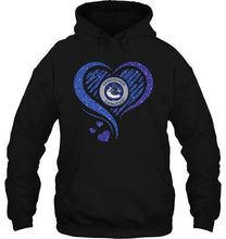 Load image into Gallery viewer, Vancouver Canucks heart glittering shirt