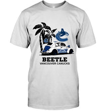 Load image into Gallery viewer, Beetle Vancouver Canucks on beach shirt