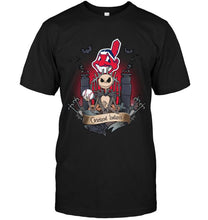 Load image into Gallery viewer, Cleveland Indians Jack Skellington shirt