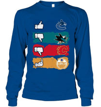 Load image into Gallery viewer, Vancouver Canucks like fan shirt