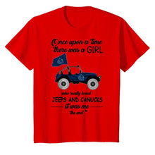 Load image into Gallery viewer, Once upon a time a girl really loved jeeps and Vancouver Canucks it was me