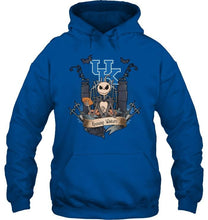 Load image into Gallery viewer, Kentucky Wildcats Jack Skellington shirt