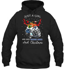 Load image into Gallery viewer, Just a girl who love Vancouver Canucks and christmas fan shirt
