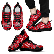 Load image into Gallery viewer, Colorful Pride Flag Carolina Hurricanes Sneakers