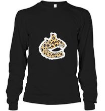 Load image into Gallery viewer, Vancouver Canucks leopard pattern layer shirt
