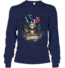 Load image into Gallery viewer, Houston Texans Jack Skellington shirt
