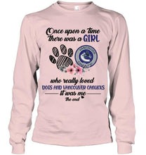 Load image into Gallery viewer, Once upon a time there was a girl loved dog and Vancouver Canucks shirt