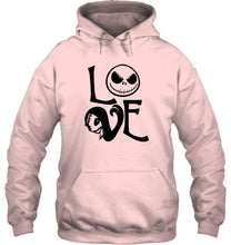 Load image into Gallery viewer, Love Jack Skellington Sally shirt