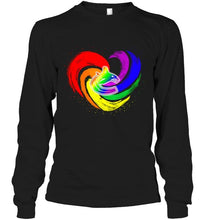 Load image into Gallery viewer, Vancouver Canucks lgbt tornado heart shirt