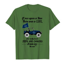 Load image into Gallery viewer, Once upon a time a girl really loved jeeps and Vancouver Canucks it was me