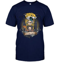 Load image into Gallery viewer, Jacksonville Jaguars Jack Skellington shirt